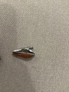 Brown And Gold Glittering Cufflinks