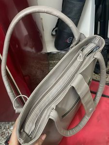 Gray Tote Bag