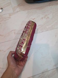 Mehroon Elegant Clutch