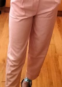 Blush Pink Trousers + T- shirt Combo