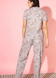 Floral Print Pajama Set