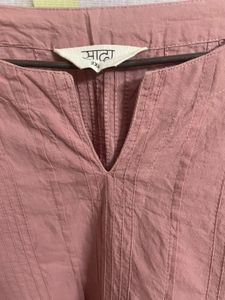 Saada Pure Cotton Tunic Style Top.