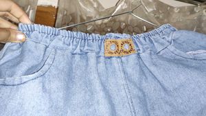 New Blue Cute Denim Shorts For Girls