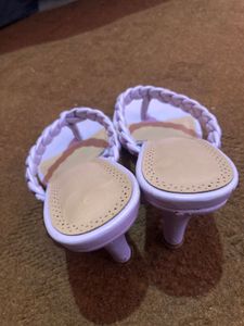 Lavender Braided Heels