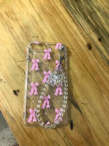 Pinteresty iPhone 7plus Bow With Chain Case