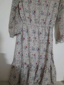 Floral Print Midi Dress