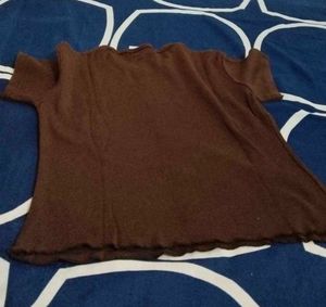 Brown Casual Top