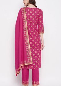 Rani Pink Kurta Set
