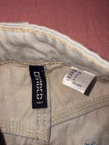 Light Wash Cargo Jeans