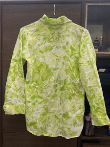 Green Floral Print Shirt