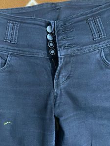 High Waisted Denim Jeans