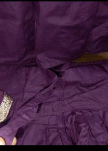 purple jamuni shalwar kurta set 2xl cotton
