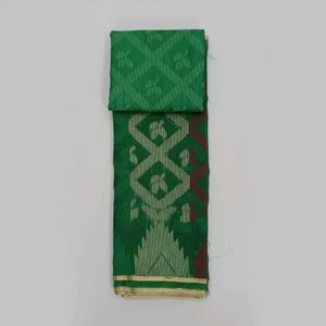 new Elegant Green saree with blouse piece