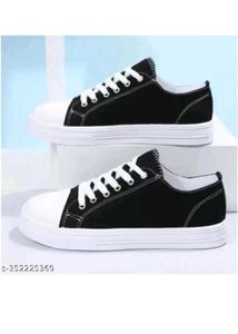 Stylish Black & White Sneakers