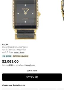 RADO JUBILE watch