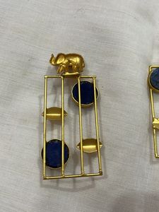 18K Plated Contemporary Earrings