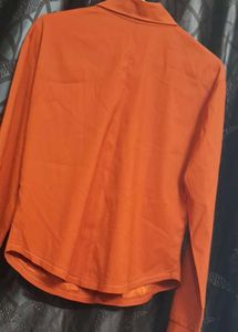 Orange Long Sleeve Shirt