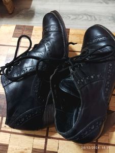 Authentic Leather Imported Boots In Mint Condition