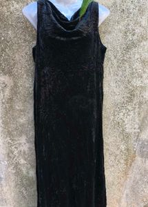 2.5.1 BLACK COWL NECK LONG BODYCON