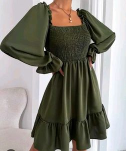 Olive Green Maxi Dress