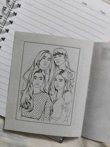 BLACKPINK Diary And Coloring Book With Stickers