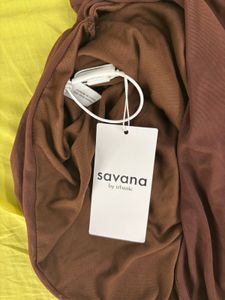 Savana Brown Bodycon Dress