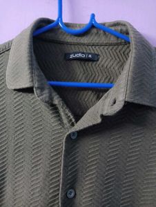 Zudio winter Olive Green Shirt
