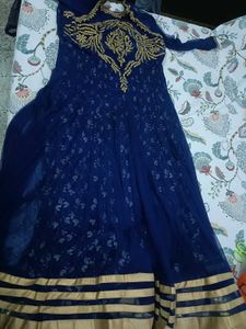 Heavy Party Wear Anarkali & Dupatta In L Size