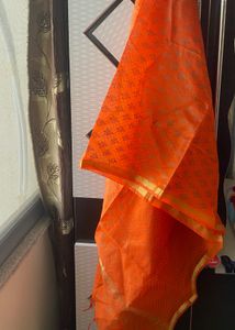Women’s Hand Block Printed Chanderi Dupatta