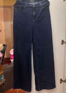 Wide Leg Denim Pants