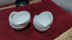 Set Of 6 Porcelain Bowls