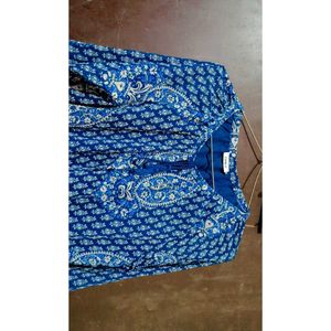 Blue Kurti Top
