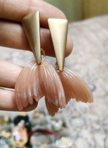 Floral Drop Earrings Mermaid Style