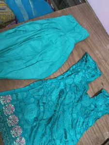 Teal Kurta Set
