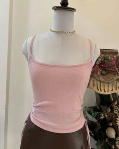 Pink Strappy Top