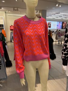 Patterned Knit Sweater