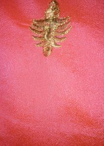 Pink Saree With Embroidery Work