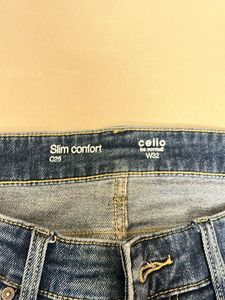 Celio Blue Slim Fit Jeans For Men
