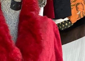 Free Shipping 📦Red Fur Jacket🧑‍🎄❤️