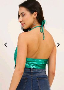 Emerald Green Halter Top