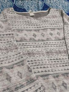 H&amp;M Cozy White Sweater