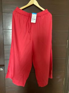 Rangmanch Coral Red Palazzo (L-XL)