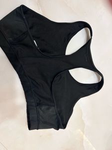 Adidas Black Sports Bra - Size XL