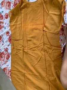 Dress Material Musturd Yellow And Blue