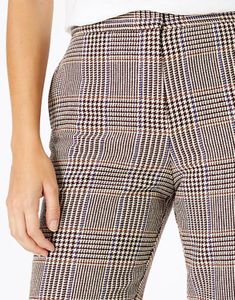 Stylish Plaid Trousers