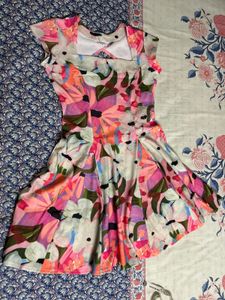 Floral Fit &amp; Flare Dress