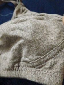 A Beautiful Comfortable Brown Cotton Bra For Teens