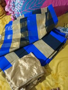 beautiful Blue Saree
