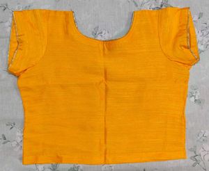 Yellow Saree Blouse