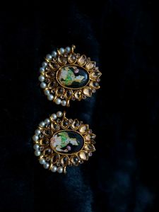 Elegant Indian Art Earrings